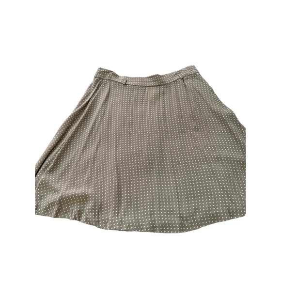 Jones New York Brown Polka Dot Pattern Midi Length Wrap Skirt Womens Size 14 - Picture 3 of 7